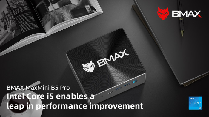 313€ with Coupon for BMAX B5 Pro Intel Core i5-8260U Max 3.9GHz 16GB - BANGGOOD