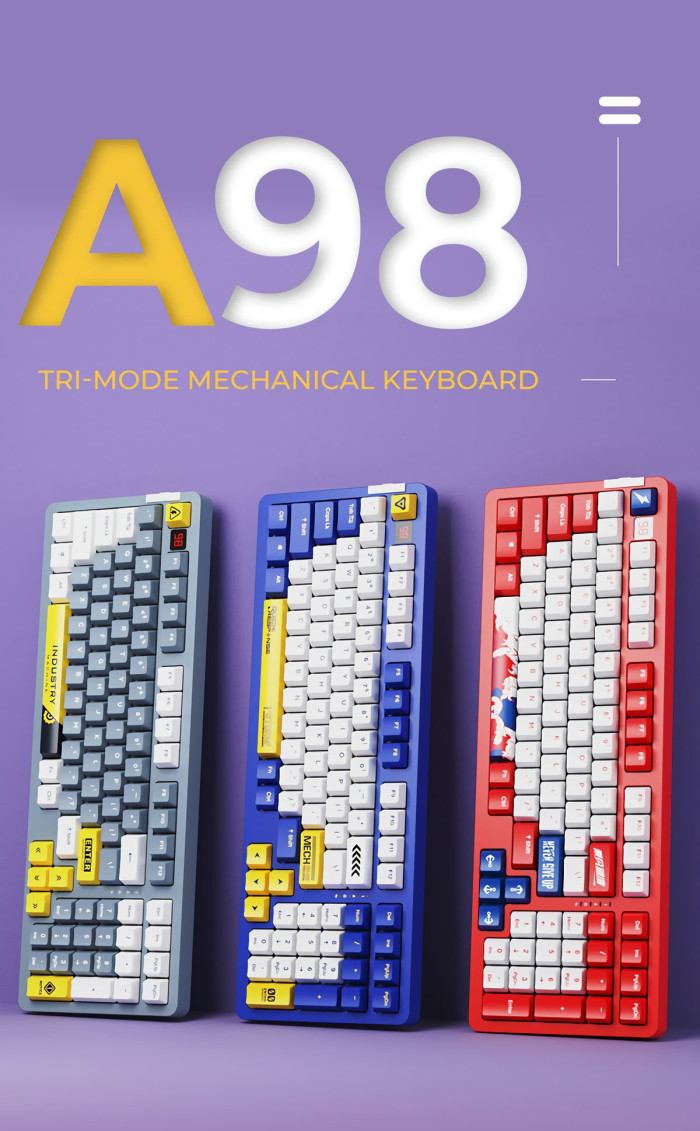 DAREU A98 Mechanical Keyboard with 97 Keys and Three Modes of Connection