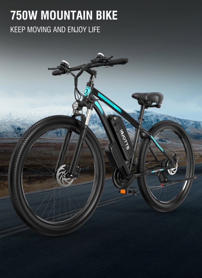 836 € с купон за електрически велосипед DUOTTS C29 29 инча 750 W планински - ЕС 🇪🇺 - GEEKBUYING