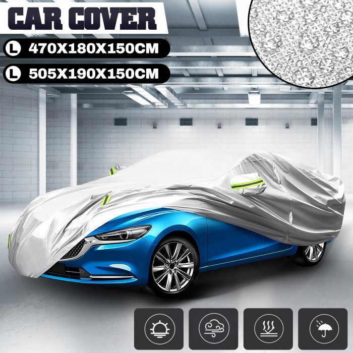 35€ kupongilla ELUTO Cotton L/XL Universal Full Car Cover Indoor -käyttöön - EU 🇪🇺 - BANGGOOD