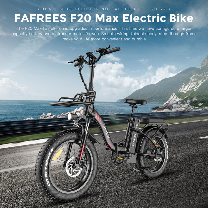 Hanki FAFREES F20 MAX 48 V 22.5 AH 500 W 20x4.0 tuuman rasva - EU 🇪🇺 hintaan 1257 € kupongilla BANGGOODissa