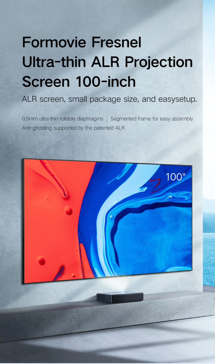 346€ with Coupon for Formovie Fengmi Fresnel Ultra-short ALR Projection Screen 100-inch - EU 🇪🇺 - BANGGOOD