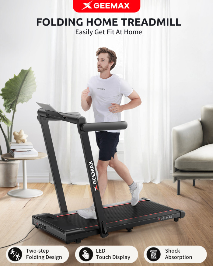 Get GEEMAX 3.0 HP 2 in 1 Folding Treadmill for €303 with Coupon for EU 🇪🇺- BANGGOOD