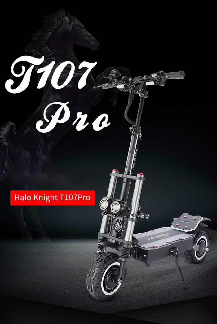 Get the Halo Knight T107 Pro Electric Scooter 11 Inch at a Discounted Price of 1396€ - EU 🇪🇺 - GEEKBUYING