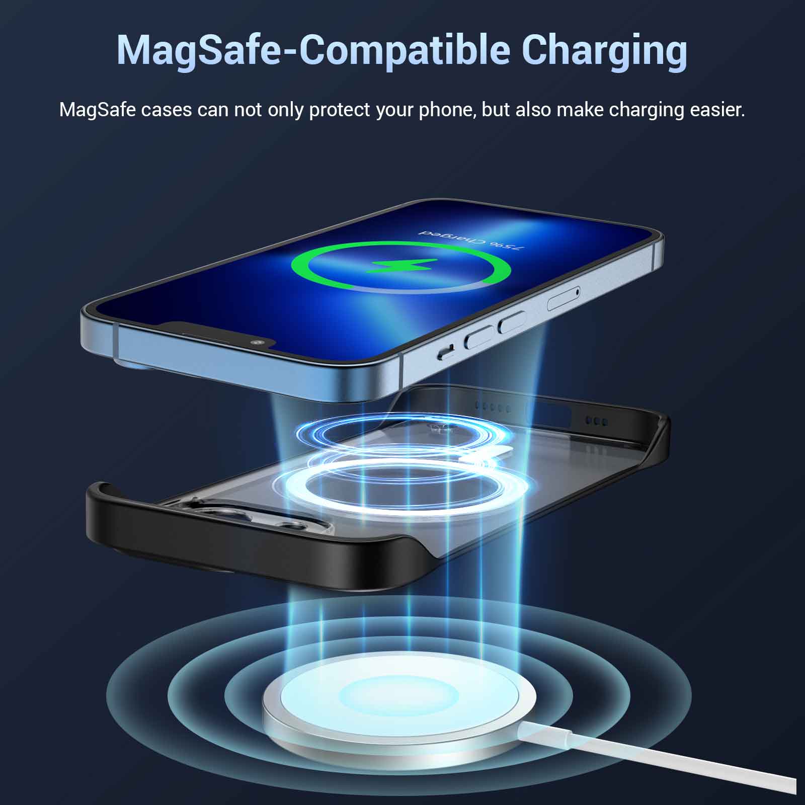 6€ with Coupon for HINOVO MPC1-ip13 Magnetic Mobile Phone Case for iPhone - EU 🇪🇺 - GEEKBUYING