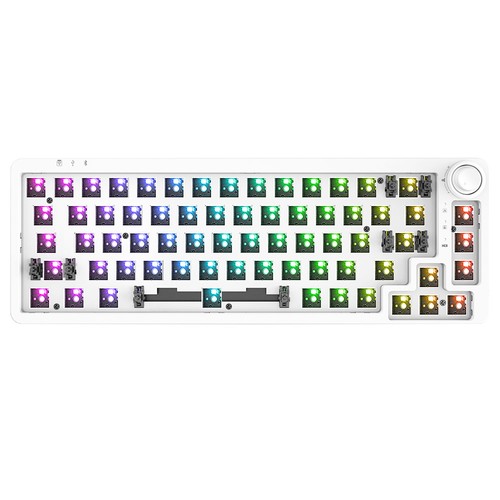 Get Homoo KF068 68keys Gaming Mechanical Keyboard Customized Kit Hot-Swappable for Only 44€ with Coupon - GEEKBUYING