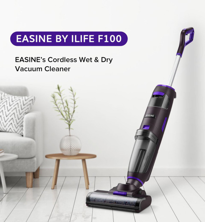 184€ with Coupon for ILIFE F100 Cordless Wet Dry Vacuum Cleaner, Smart - EU 🇪🇺 - GEEKBUYING