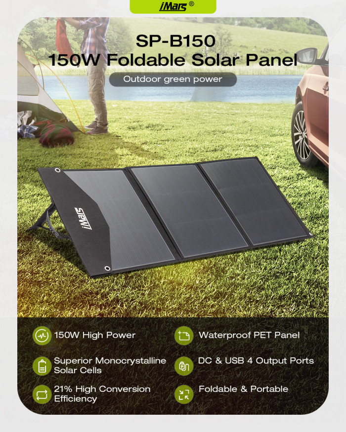 103€ with Coupon for iMars SP-B150 150W 19V Solar Panel Outdoor Waterproof - EU 🇪🇺 - BANGGOOD