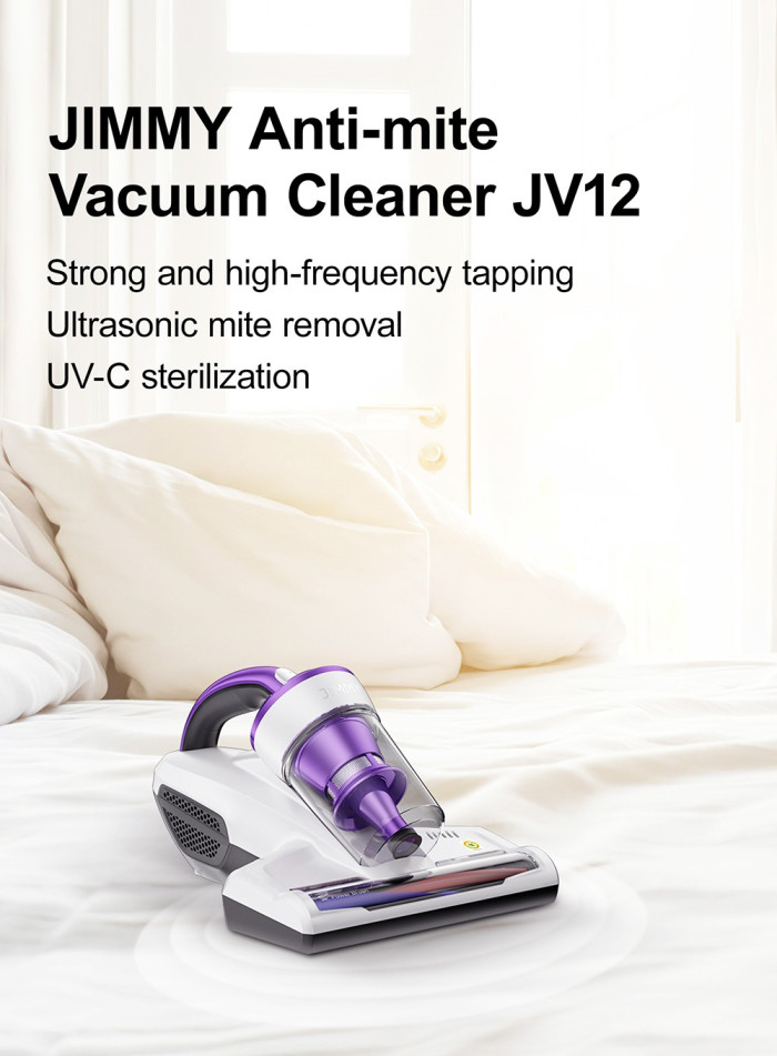 JIMMY JV12 Anti-mite Vacuum Cleaner: Keep the Dust Mites and Allergens Away From Your Home