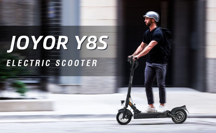 JOYOR Y8-S Electric Scooter 10 Inch Wheel 48V - EU 🇪🇺 - GEEKBUYING