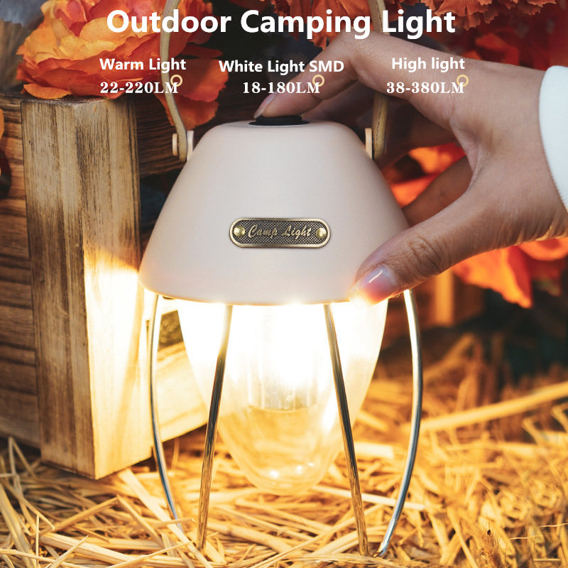 Get an LED Camping Light 380LM Portable Tent Lantern Lamp Type-C for only 13€ with Coupon on BANGGOOD