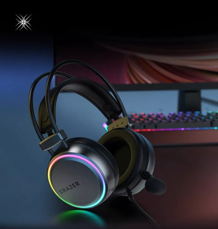 29€ with Coupon for Lenovo H3 Gaming Wired Headphone 50mm Dynamic Driver 7.1 - BANGGOOD