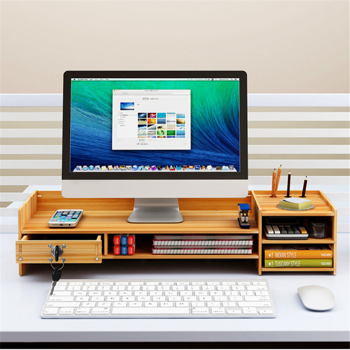 21€ with Coupon for Multi-function Desktop Monitor Stand Computer Laptop Screen Riser - EU 🇪🇺 - BANGGOOD