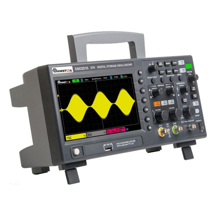249€ with Coupon for MUSTOOL DSO2D15 Dual-Channel + AFG Digital Storage Oscilloscope 150MHz - BANGGOOD