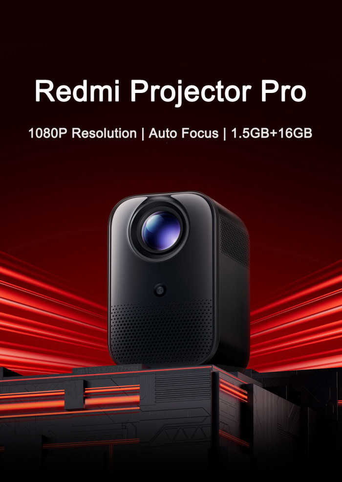 272€ with Coupon for New Xiaomi Redmi Projector Pro Physical 1080P 150 ANSI - BANGGOOD