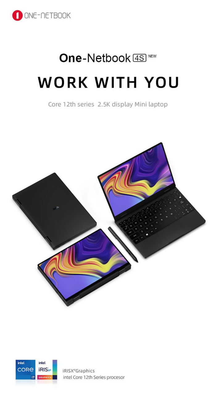 Ikseb One Netbook 4S Mini Laptop b'Core i3-1210U Processor għal 781€
