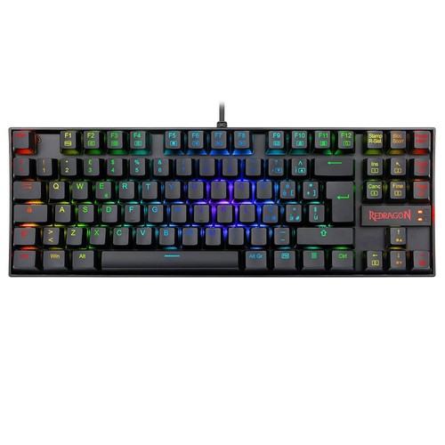 Get Redragon K552RGB-1 RGB Backlight TKL Mechanical Keyboard 88 Keys for only 38€