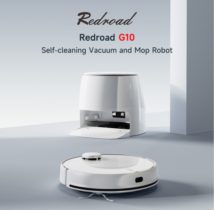 467€ with Coupon for Redroad G10 Self-cleaning Robot Vacuum Cleaner 2800pa Suction - EU 🇪🇺 - GEEKBUYING