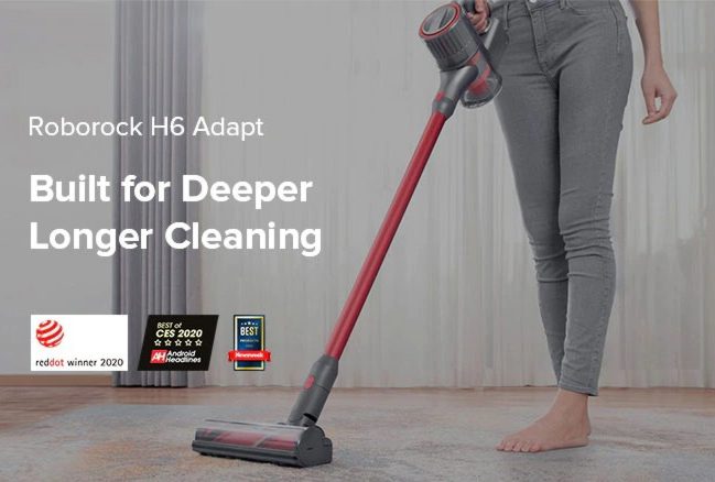 207€ with Coupon for Roborock H6 Cordless Stick Handheld Vacuum Cleaner 25000Pa - EU 🇪🇺 - BANGGOOD