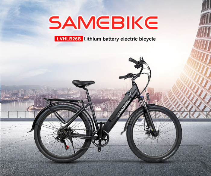 Get SAMEBIKE LVHLB26B 10.4Ah 36V 250W 27.5 Inches Electric Bike with EU plug and Dual Disc Brake for just 987€
