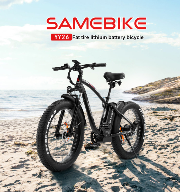 Električni bicikl Samebike YY26 15Ah 48V 750W 26*4.0 inča - EU 🇪🇺 - BANGGOOD