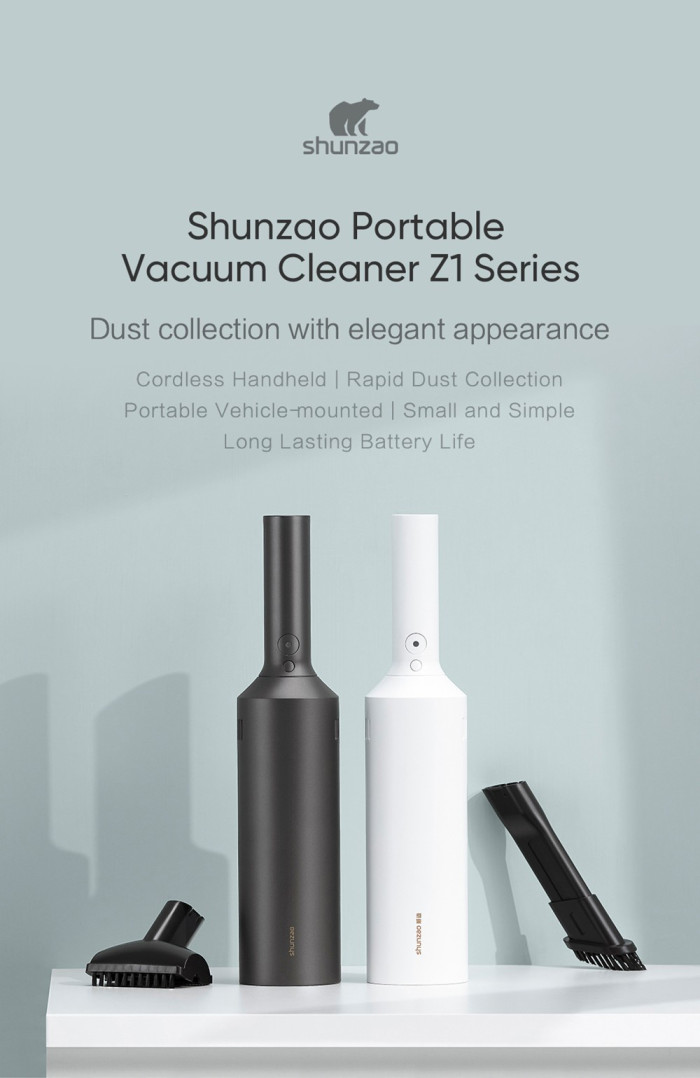 Shunzao Z1 Pro Portable Handheld Vacuum Cleaner