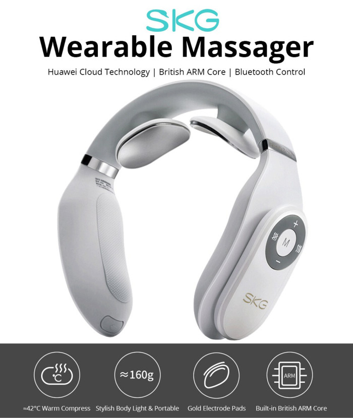 SKG Smart Neck Massager With Heating Function Wireless 3D from Geekbuying
