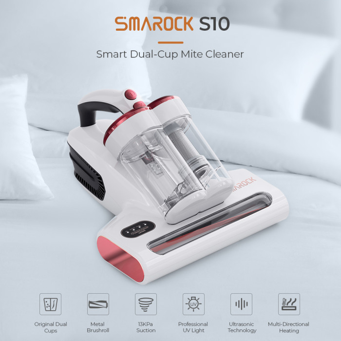 86 € с купон за Smarock S10 Smart Dual-Cup Mite Cleaner 13KPa Suction - EU 🇪🇺 - GEEKBUYING