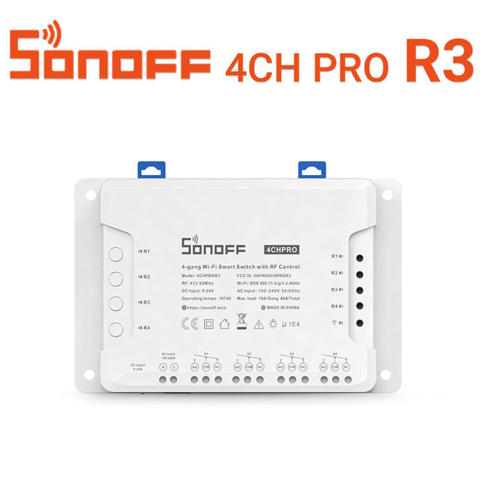 SONOFF 4CH PRO R3 Smart Switch with RF Control at Just €25