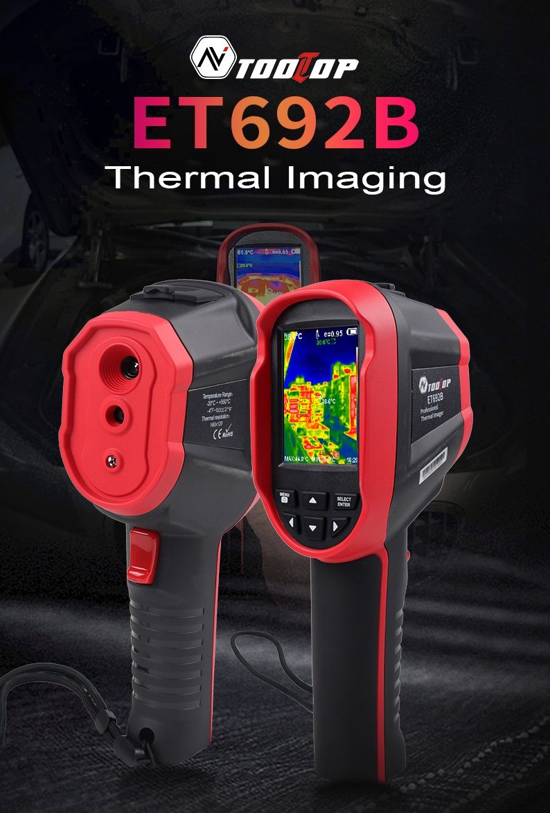 200€ with Coupon for TOOLTOP ET692B 160*120 Infrared Thermal Imager -20~550? PC Software - BANGGOOD