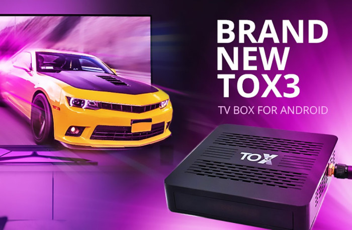 TOX3 Android 11 TV Box Amlogic S905X4 8K HDR