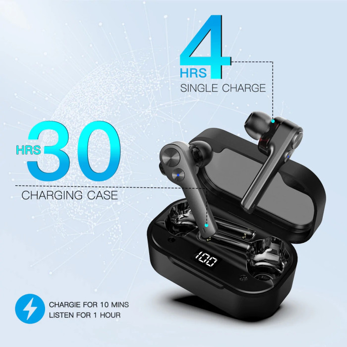 39€ with Coupon for UiiSii TWS808 TWS Earphone bluetooth V5.0 Dual 6mm Dynamic - BANGGOOD