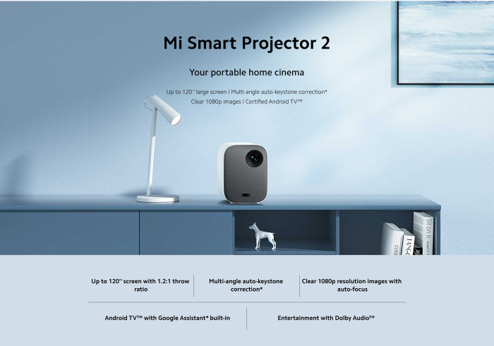 397€ with Coupon for XIAOMI MI Smart Projector 2 Global Version 1080P - EU 🇪🇺 - BANGGOOD