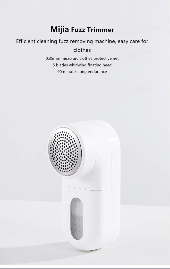 Xiaomi Mijia Lint Remover Fuzz Trimmer with 0.35mm Micro-arc Steel Mesh - Only 12€