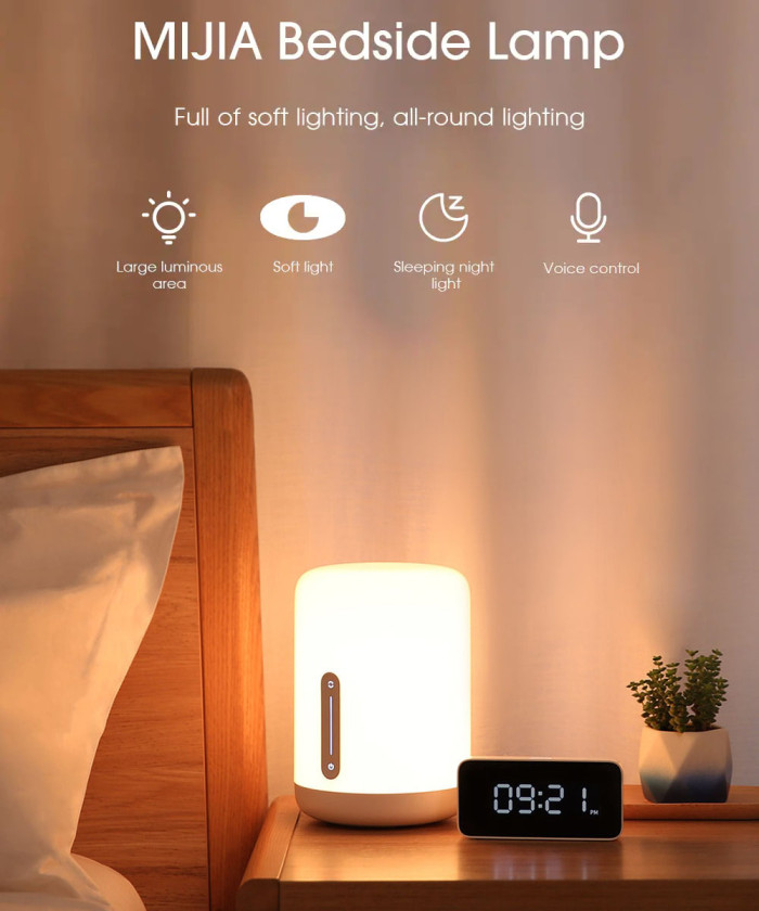36€ with Coupon for Xiaomi Mijia MJCTD02YL Colorful Bedside Light Table Lamp - EU 🇪🇺 - BANGGOOD