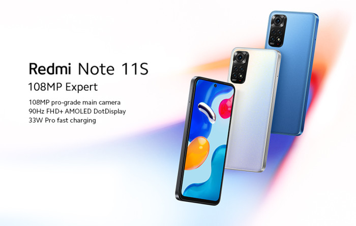 210€ with Coupon for Xiaomi Redmi Note 11S Global Version Helio G96 108MP - BANGGOOD