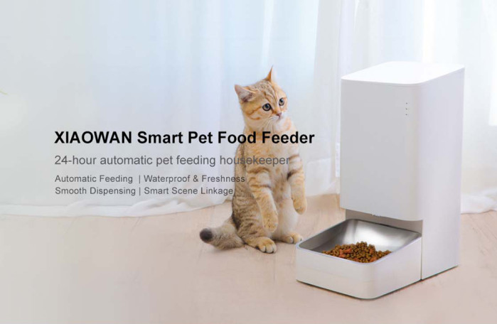 59€ with Coupon for XIAOWAN 3.6L Smart Pet Food Feeder, 24-hour Automatic - EU 🇪🇺 - GEEKBUYING
