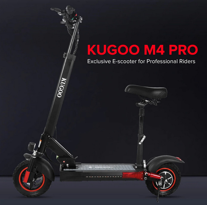 KugooKirin M4 PRO Foldable Electric Scooter Upgraded Version - EU 🇪🇺 - GEEKBUYING