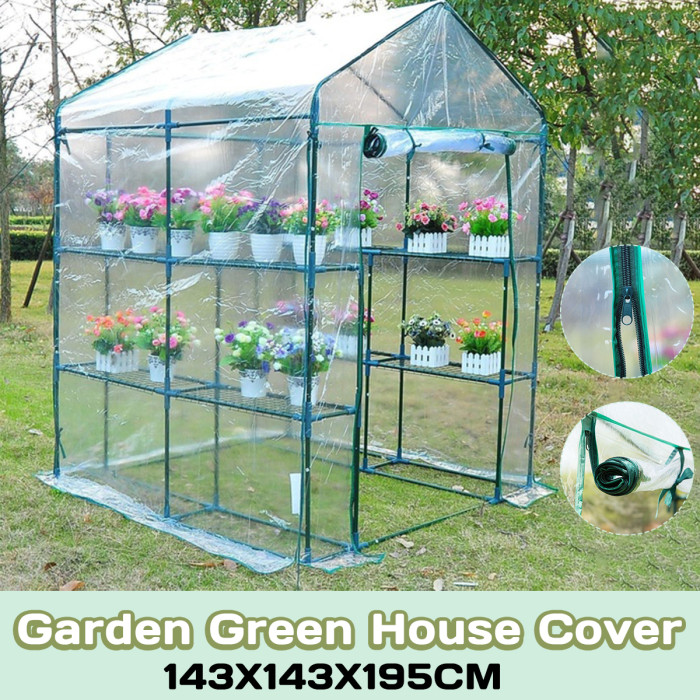 21€ with Coupon for 3-Tier Portable Greenhouse 6 Shelves PVC Cover Garden Cover - BANGGOOD