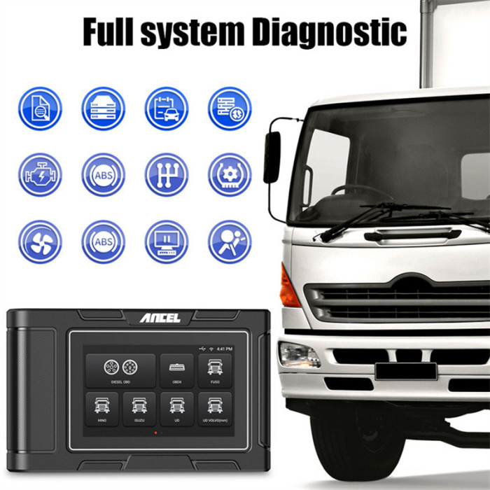 243 € с купон за диагностичен скенер за тежкотоварни дизелови камиони ANCEL HD3200 24V - BANGGOOD
