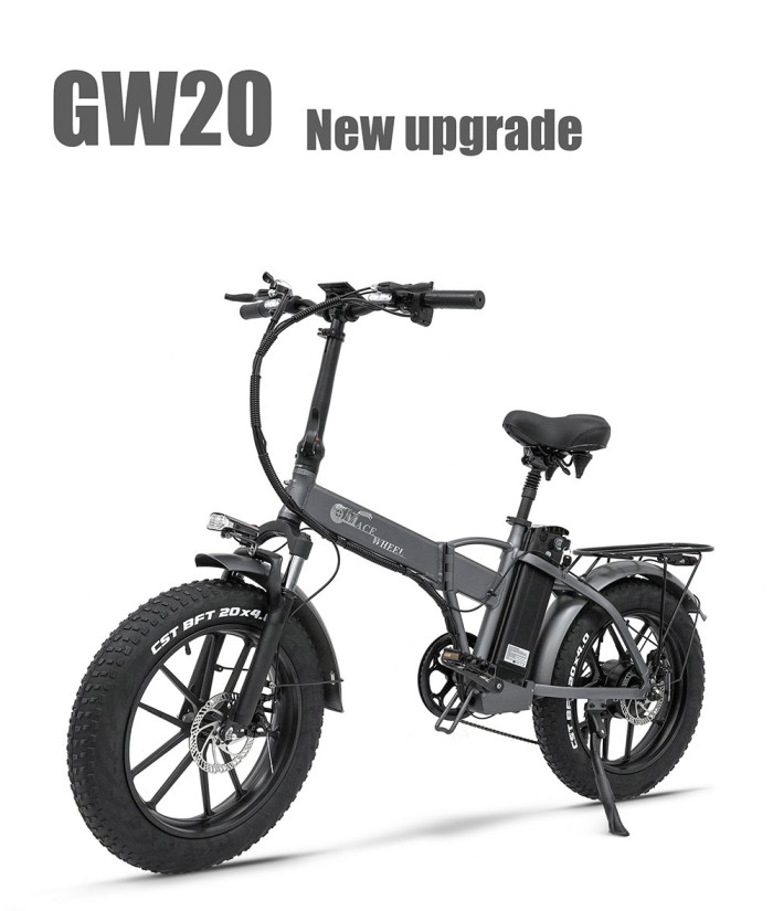 1056 € su kuponu CMACEWHEEL GW20 elektriniam dviračiui 20*4.0 colių riebioms padangoms – EU 🇪🇺 – GEEK BUYING
