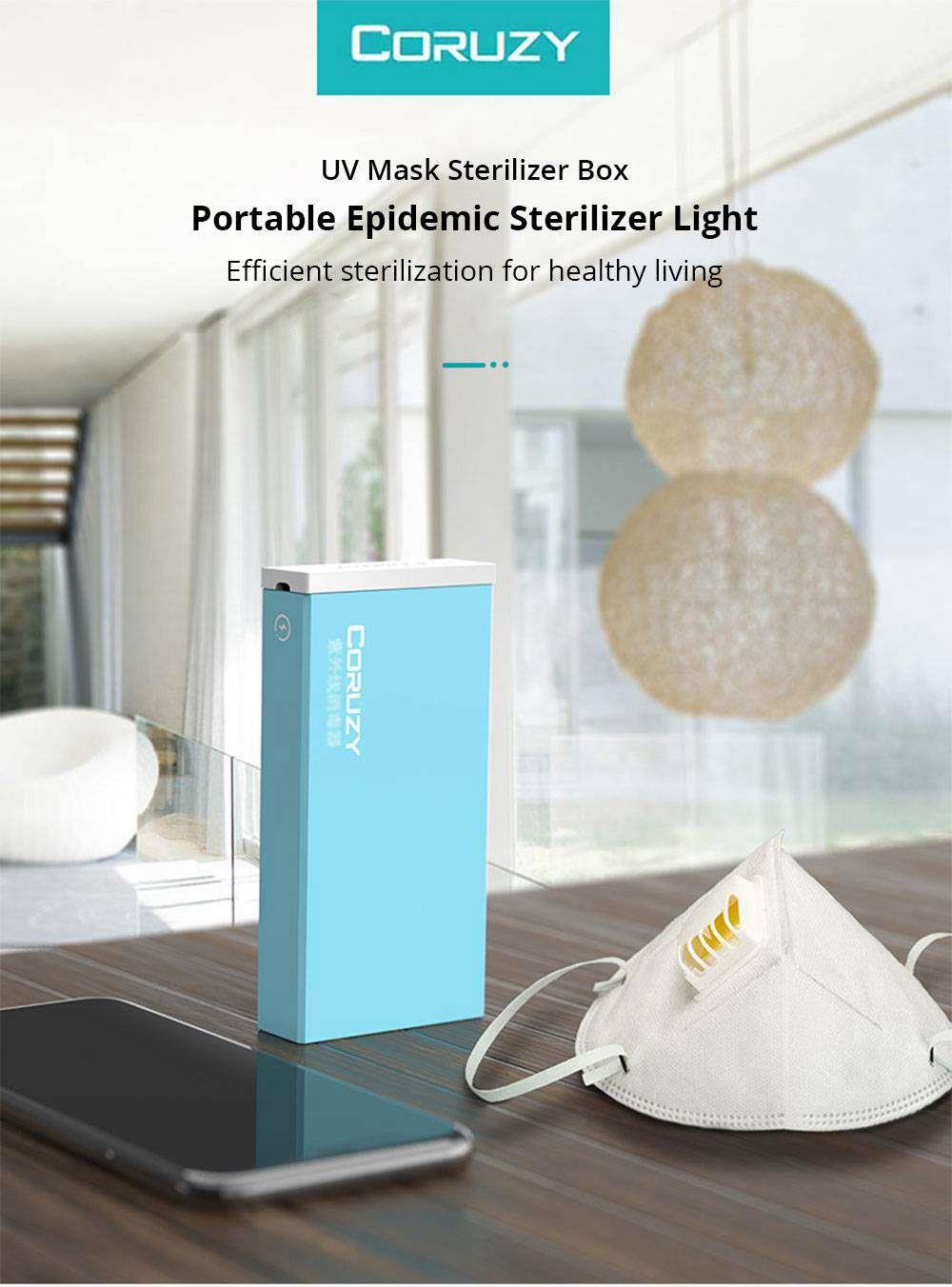 CORUZY Portable Disinfection Box: Efficient UV Sterilization For Smartphone at Discounted Price