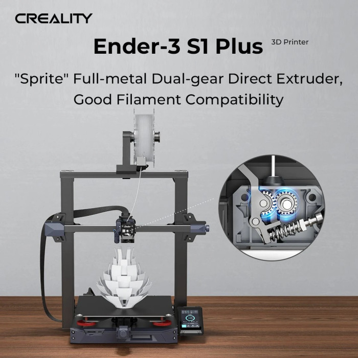 296€ with Coupon for Creality Ender-3 S1 Plus 3D Printer, Sprite Direct - EU 🇪🇺 - GEEKBUYING