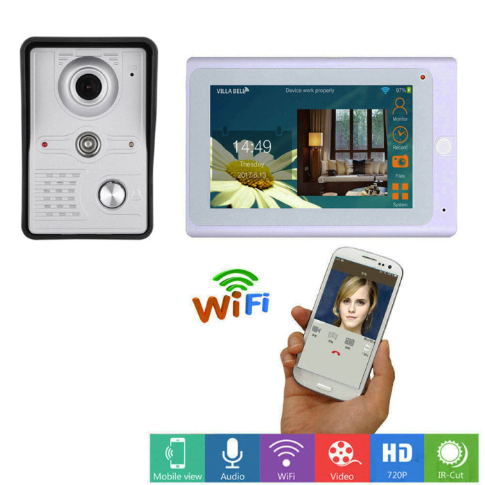 61€ with Coupon for ENNIO 7inch Wireless/Wired Wifi IP Video Door Phone - EU 🇪🇺 - BANGGOOD