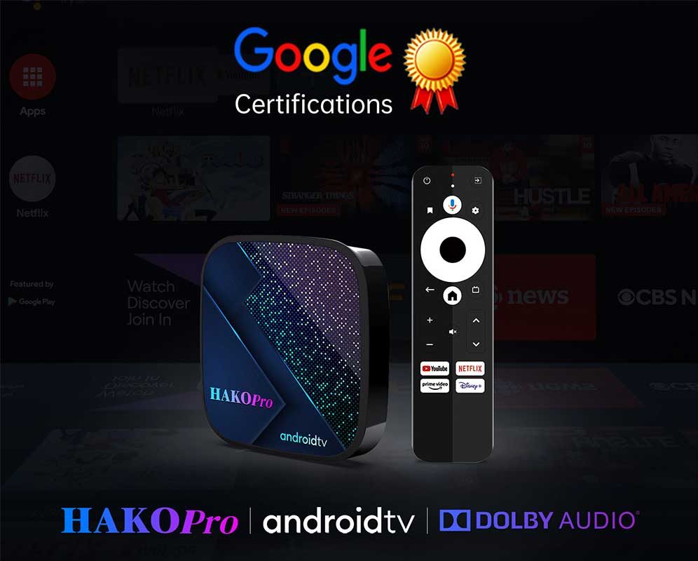 HAKO Pro Android 11 Smart TV Box 4G+64GB Amlogic for Only 69€