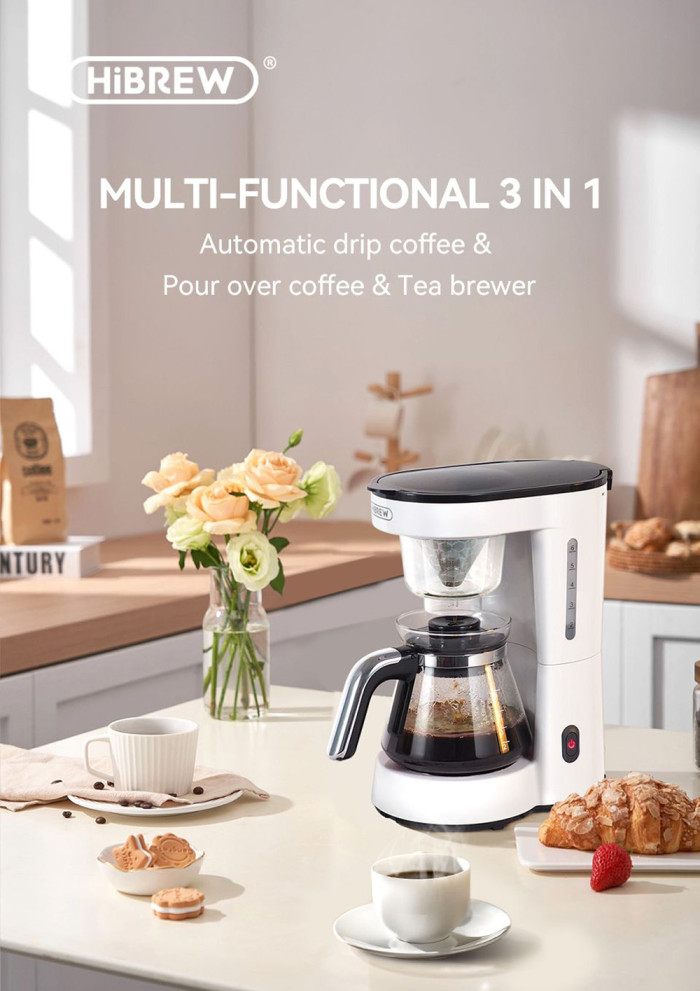 Get the HiBREW H12 3-in-1 America Drip Coffee Machine for just 35€ with a Coupon from GEEKBUYING