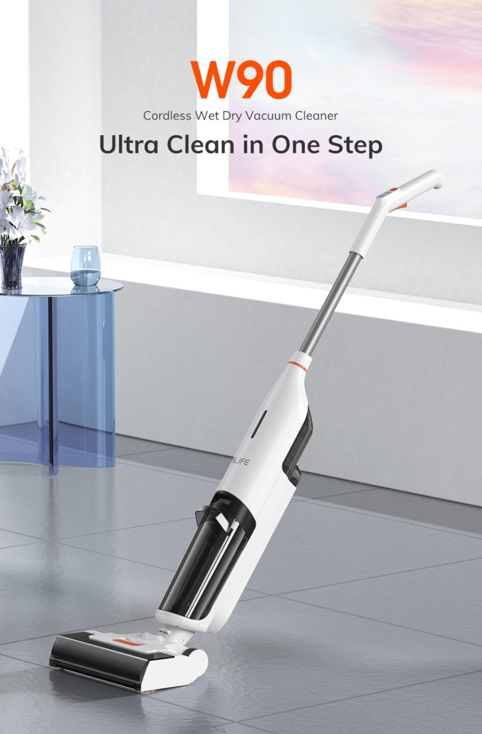 ILIFE W90 Cordless Wet Dry Vacuum Cleaner: High-Quality, Efficient Cleaning, and Convenient Features