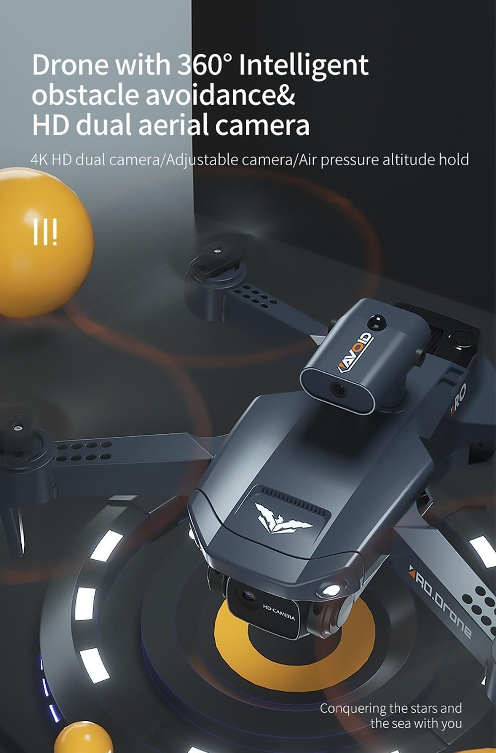 34€ with Coupon for JJRC H106 4K Adjustable Camera All-Round Obstacle Avoidance - EU 🇪🇺 - GEEKBUYING