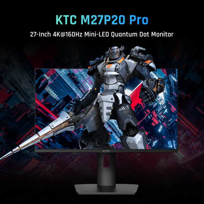 KTC M27P20 Pro 27-inch Mini LED Gaming Monitor - EU Exclusive Deal
