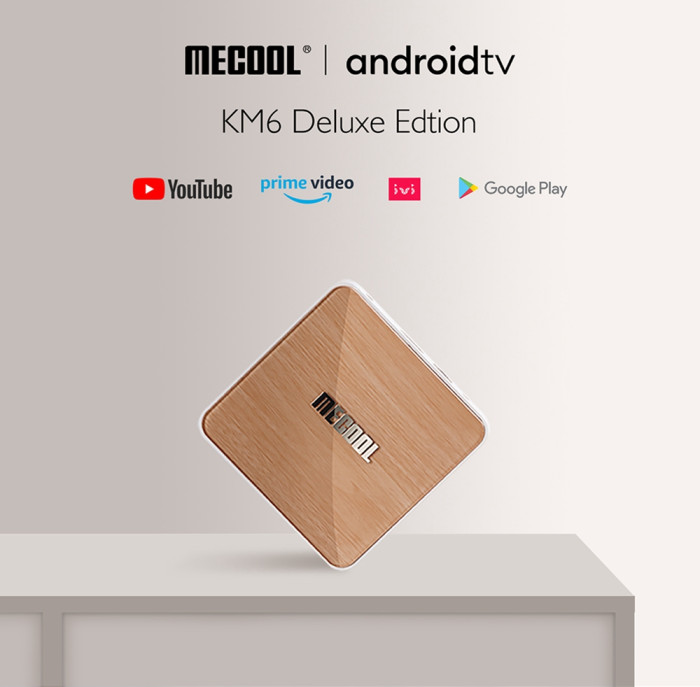 Mecool KM6 Deluxe 4GB/64GB ROM Android TV 10.0 TV Box - GEEKBUYING